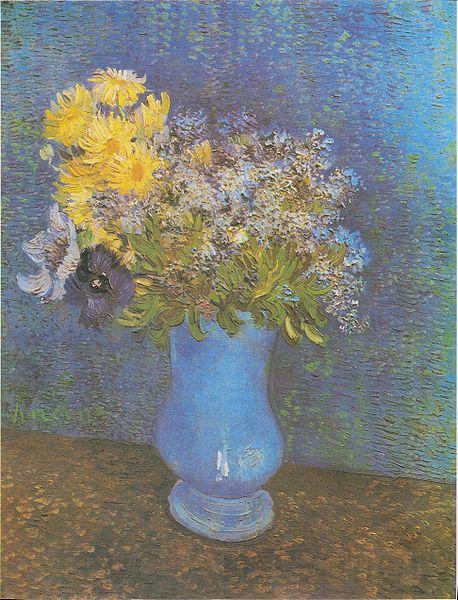 Vincent Van Gogh Vase of lilacs Spain oil painting art